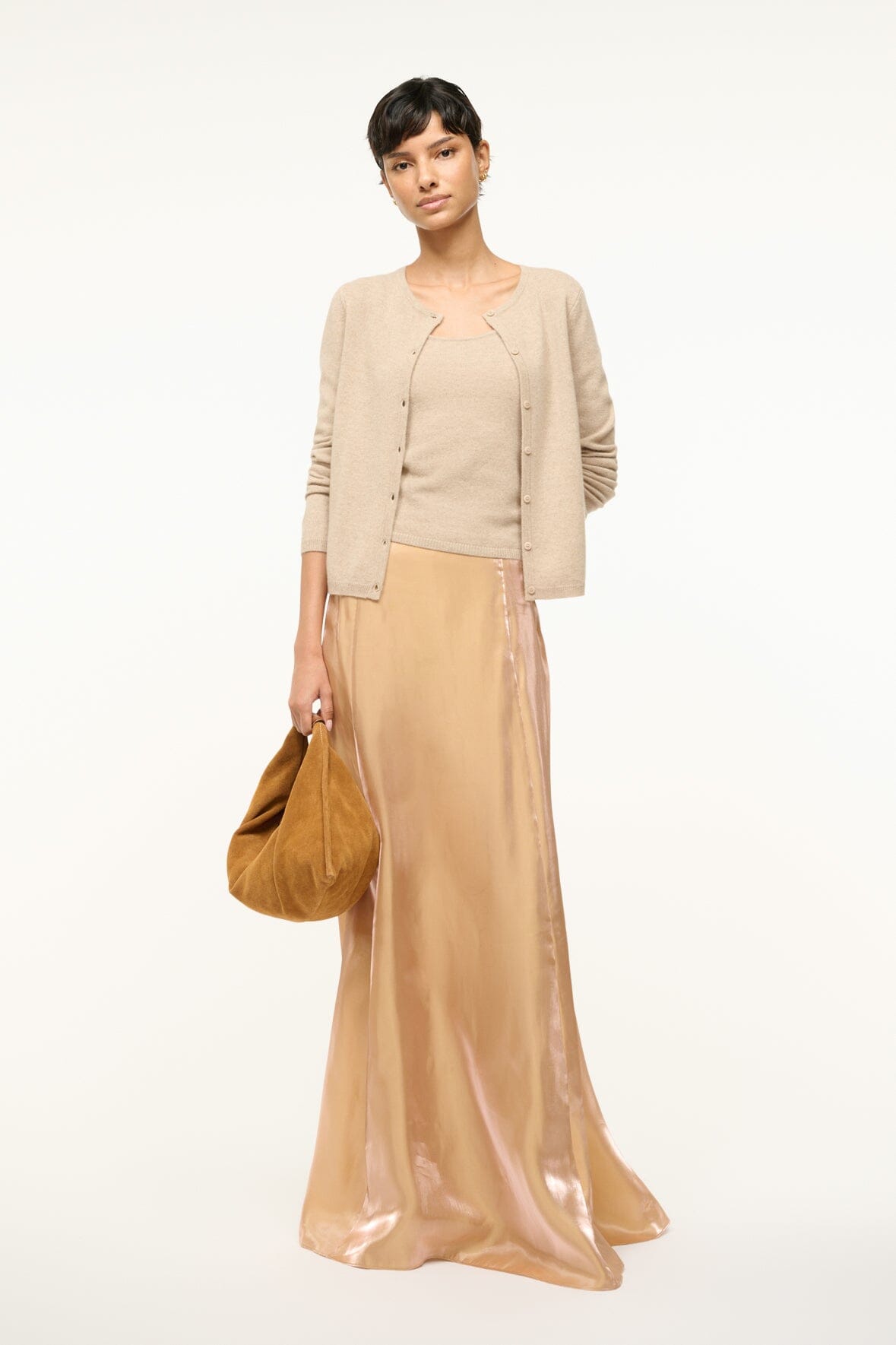 MINI RONNIE BAG | TAN SUEDE