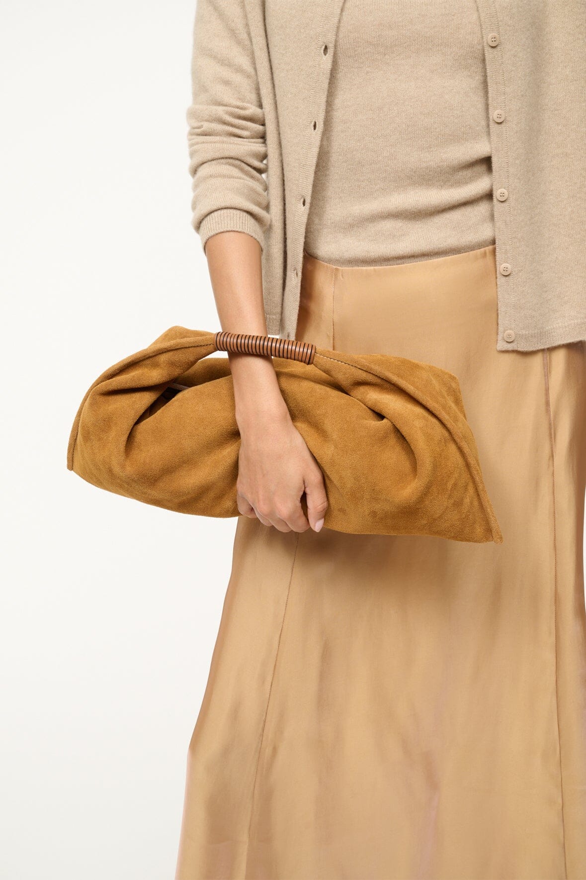 MINI RONNIE BAG | TAN SUEDE