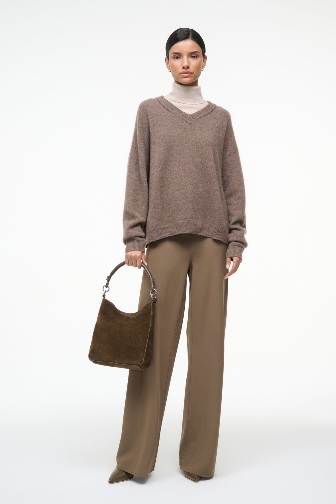 MEL SHOULDER BAG | TRUFFLE SUEDE